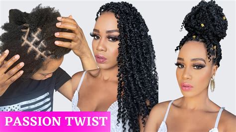 🔥how To Easy Passion Twist Using Rubber Band Method Step By Step Beginner Friendly Tupo1