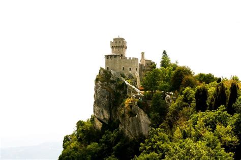 The Fortress Of Guaita Is The Highest Point In The Tiny Nation Of San