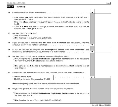 How to Complete IRS Schedule D (Form 1040)