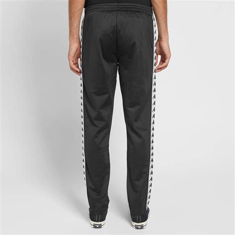 Kappa Taped Astoria Slim Track Pant Black And White End Us