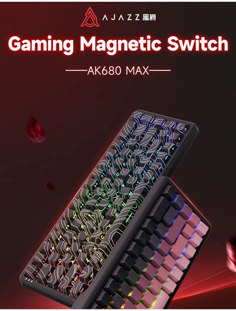 AJAZZ AK Max Rapid Trigger Mechanical Keyboard Wired Magnetic Switch Full Key Hot Swappable