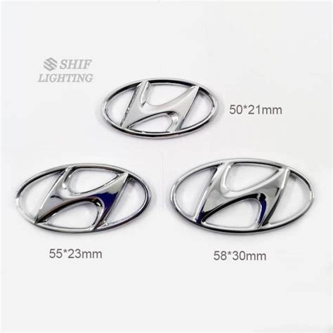 Zr X Metal Hyundai Steering Wheel Logo Car Auto Emblem Badge Sticker