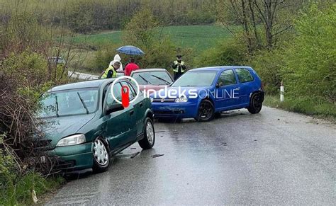 Pamje nga aksidenti i rëndë në Drenas ku u lënduan 10 persona