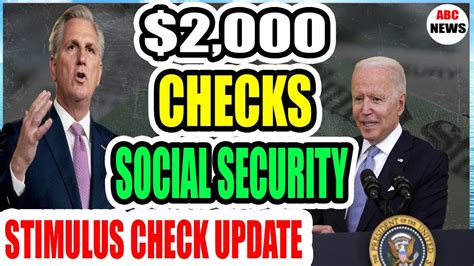 2 000 CHECKS SOCIAL SECURITY STIMULUS CHECK UPDATE MAY 11