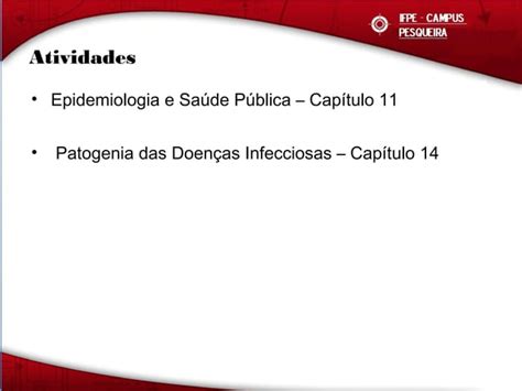 Apresentação De Processos Infecciosos E Parasitários Ppt