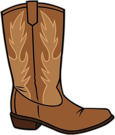 Cowboy Boot Illustrations Royalty Free Vector Graphics Clip Art