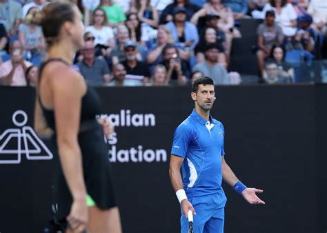 Sock Drama Novak Djokovic And Aryna Sabalenka Embrace Hilarious