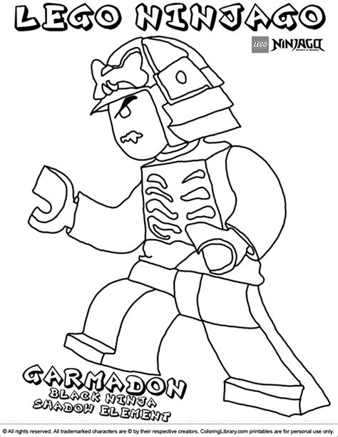 Ninjago Lord Garmadon Coloring Pages at GetColorings.com | Free ...