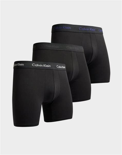 Black Calvin Klein Underwear 3 Pack Boxers Jd Sports