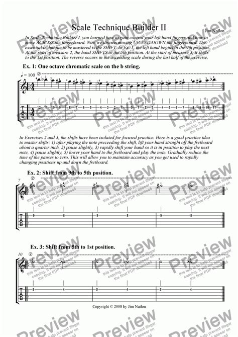 Scale Technique Builder Ii Download Sheet Music Pdf File