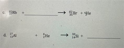 Solved Complete And Balance These Nuclear Equations By Chegg