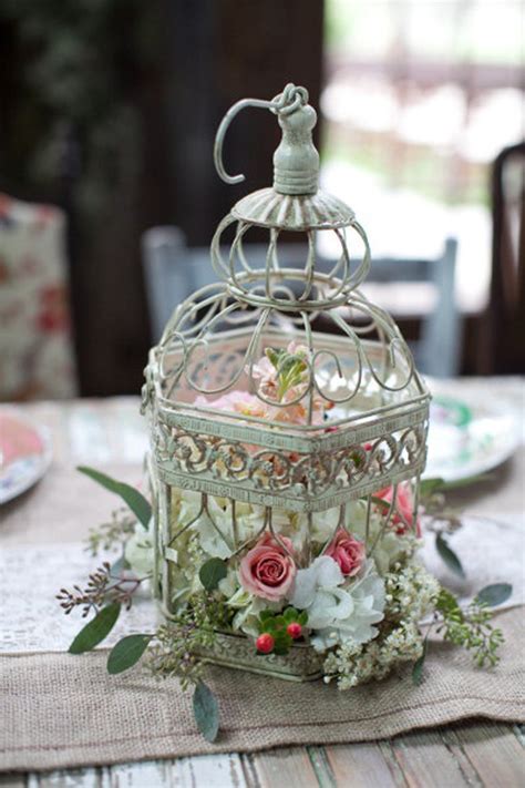 20 Flower Birdcage Decorations Home Design And Interior