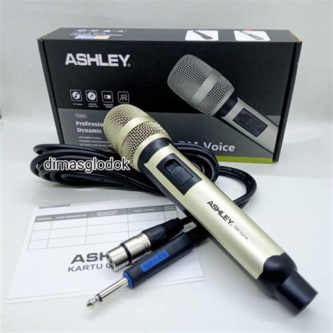 Jual Mikropon Ashley Dm Voice Mikrofon Kabel Dm Voivce Mic Original Di