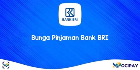 Suku Bunga Pinjaman Bank BRI Terbaru 2024