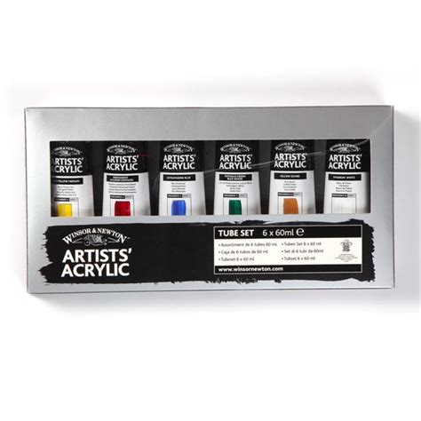 Winsor Newton Artists Acrylic tubesæt 660 ml Kunstnershoppen dk