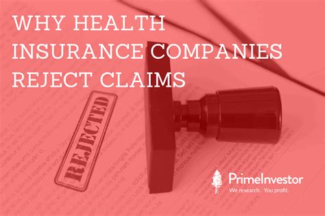 Claim Rejection Excuses Health Insurers Give