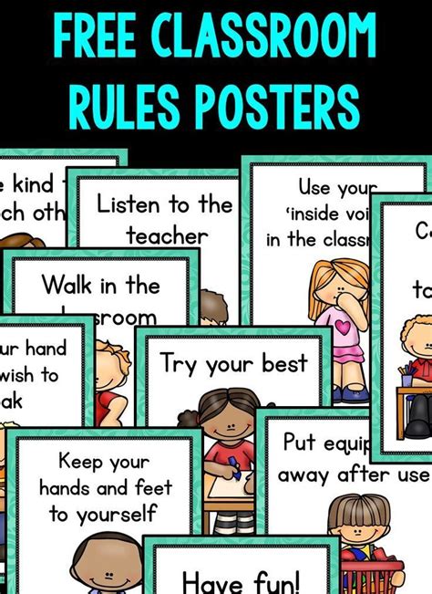 Editable Classroom Rules Posters Free Classroom Decor For Back To