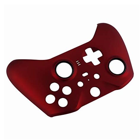 Extremerate Scarlet Red Soft Touch Faceplate Cover Front Housing Shell Case Replacement Kit For