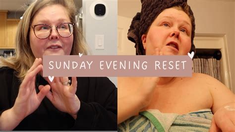 SUNDAY EVENING RESET Vlog Skincare Routine YouTube