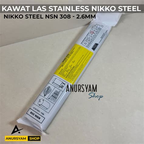 Jual Kawat Las Stainless Nikko Steel Nsn Mm Per Kg Nikko