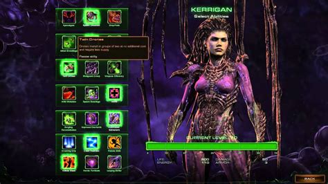 Starcraft Kerrigan Ability List And Guide Heart Of The Swarm