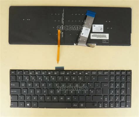 For Asus K L K Lb K Lx K U K Ub Keyboard Backlit Portuguese