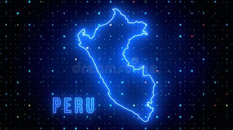 Peru Outline Map Stock Illustration Illustration Of World