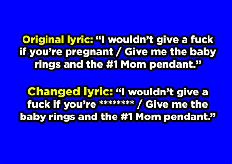 14 Problematic Song Lyrics That Were Changed