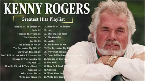 Kenny Rogers Greatest Hits Full Album Best Songs Of Kenny Rogers Youtube