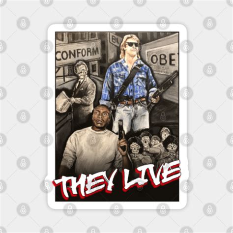 They Live Movie Poster - They Live - Magnet | TeePublic