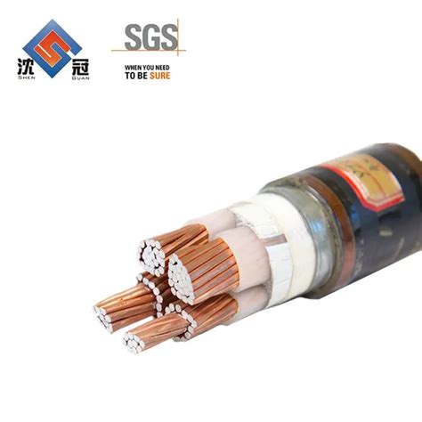 Shenguan Underground Low Voltage Copper Conductor Xlpe Power Cable With