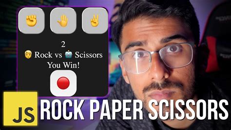 Build Rock Paper Scissors Game With Vanilla Javascript For Beginners