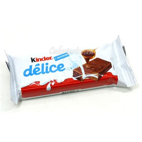 Пирожное Kinder Delice с молочной начинкой - калорийность, полезные ...