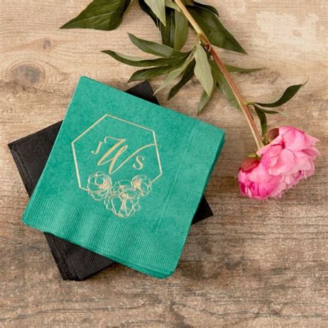 Where To Get Napkins For Wedding Reception Events Personalized