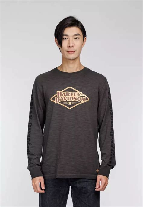 線上選購 Harley Davidson Harley Davidson 120th Anniversary Long Sleeve Tee