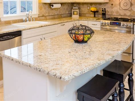 Giallo Ornamental Granite Countertops Polished Brazil Fulei Stone