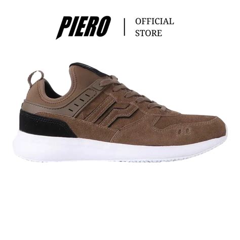 Jual Piero Sepatu Sneakers Pria Jogger Rs Premium Evo Walnut P20727