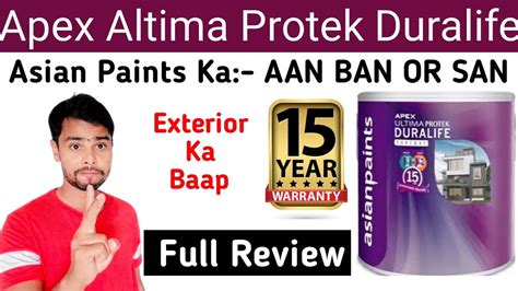 Asian Paints Ka Baap Hai Apex Altima Protek Duralife Youtube