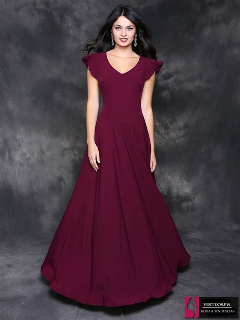 Más de 80 Vestidos de Color Vino Ideas Originales de Como Vestir Bien