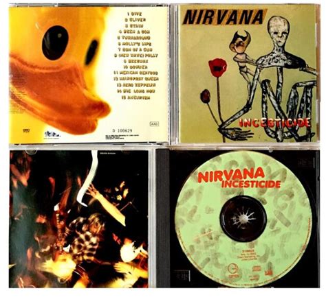 Nirvana Vg Incesticide 90s Geffen Cd Wcobain Liner Notes Rant