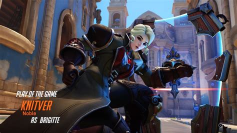 Overwatch My Brigitte Vampire Hunter First Potg Youtube