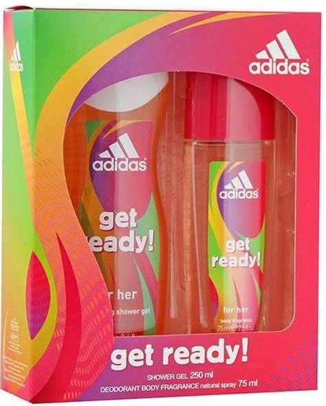 Zestaw Dla Kobiety Adidas Get Ready Dezodorant W Naturalnym Sprayu Ml