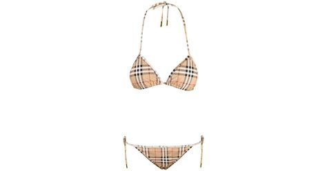 Burberry Bikini In White Lyst