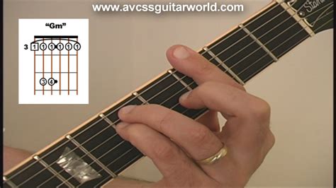 Guitar Lessons How To Play The Gm Barre Chord For Beginner To