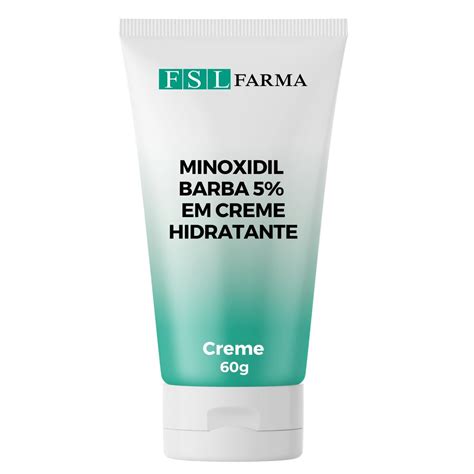 Minoxidil Barba Em Creme Hidratante G Fsl Farma