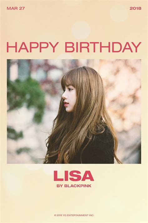 HAPPY BIRTHDAY LISA ? BLACKPINK 블랙핑크 2018_03_27 HBD 리사 | YG FAMILY | Scoopnest