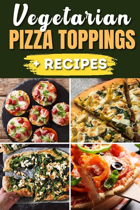 20 Vegetarian Pizza Toppings (+ Recipes) | Recipe | Vegetarian pizza ...