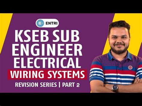 KSEB Sub Engineer Revision Series Part 2 Wiring Systems YouTube