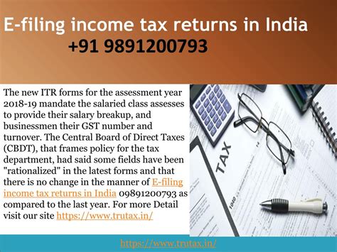 Ppt What Is Income Tax Return E Filing In India