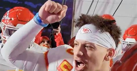 Patrick Mahomes Fired Up Chiefs With Nsfw Speech Before Afc Title Game